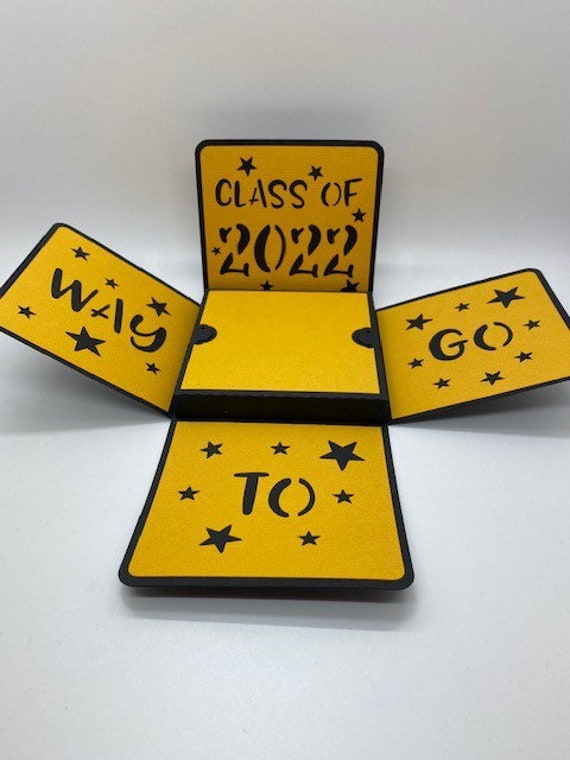 Graduation Hat-exploding Box-gift Card | Etsy