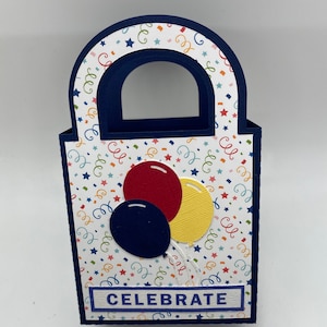 Money Box-Birthday Money Box-All Occasion-Birthday Card-3D-Handmade-Free shipping