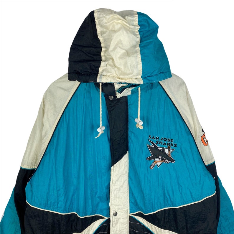 Vintage 90s Daniel Young Pro Player San Jose Sharks Hoodie Etsy