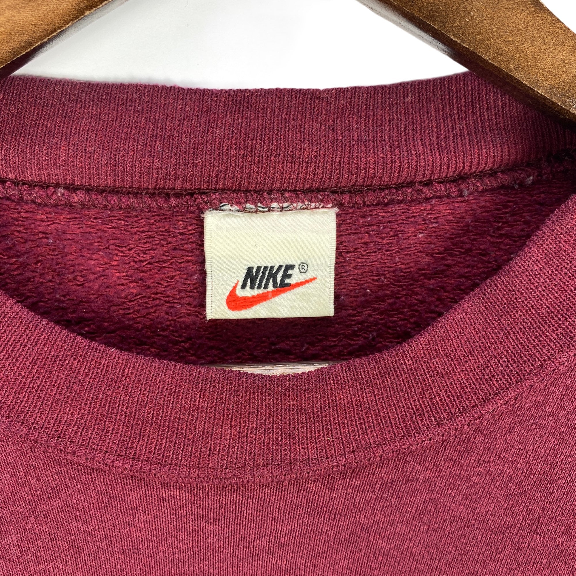 Supreme nike sales crewneck burgundy