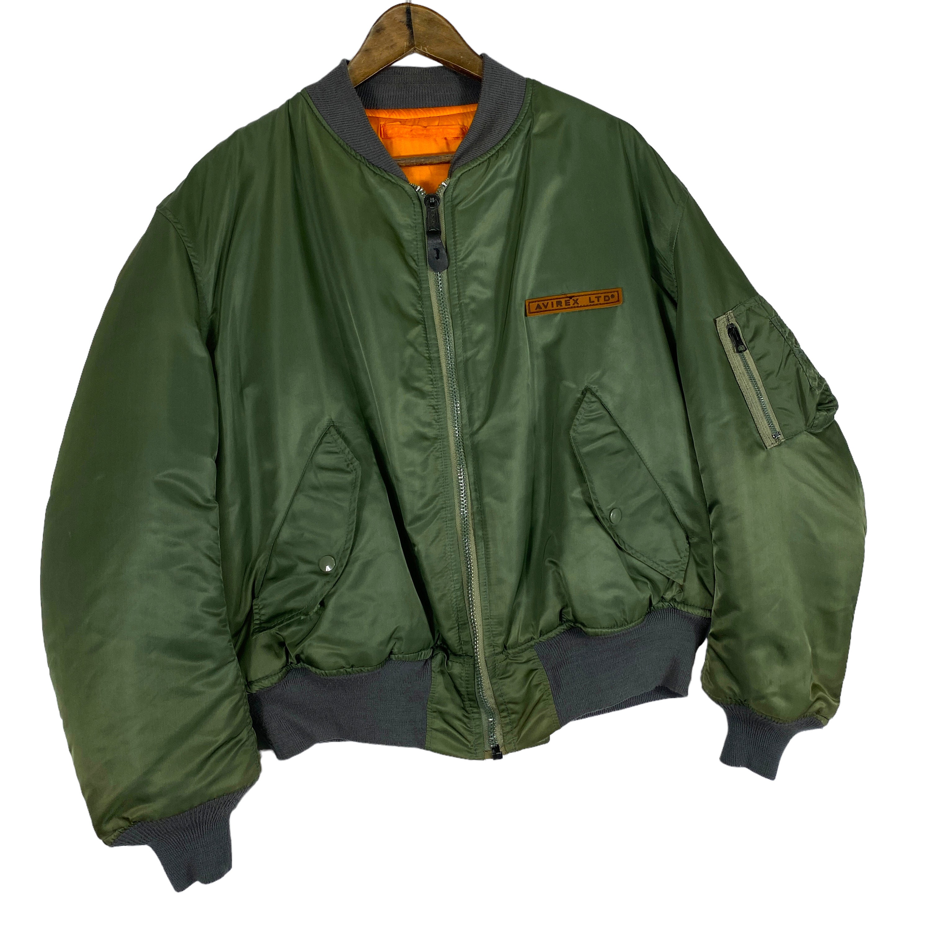 Vintage Avirex Reversible USAF MA 1 Bomber Jacket Flight Vintage Avirex Reversible USAF MA 1 Bomber Jacket Flight