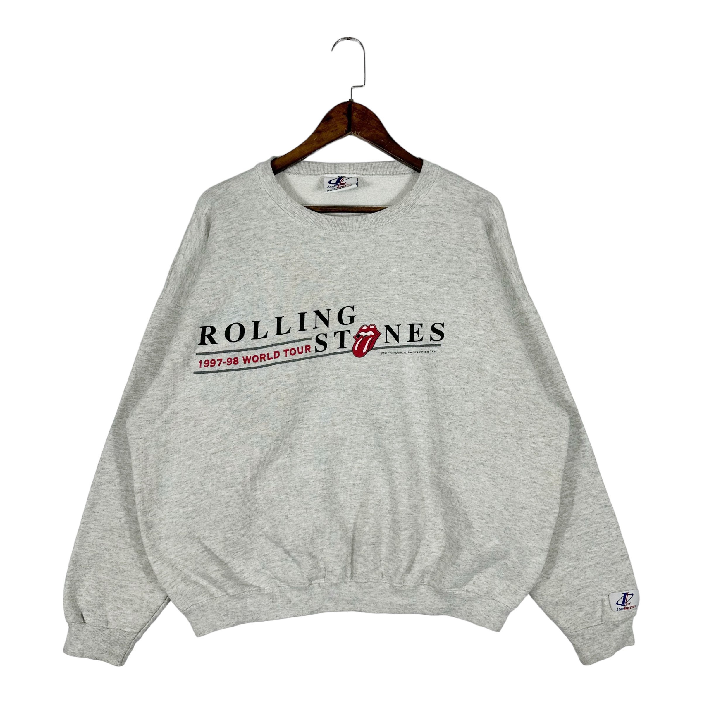 Vintage 1997 Rolling Stones 1997-1998 World Tour Sweatshirt Crewneck Grey  Made in USA Pullover Jumper Size L - Etsy Canada