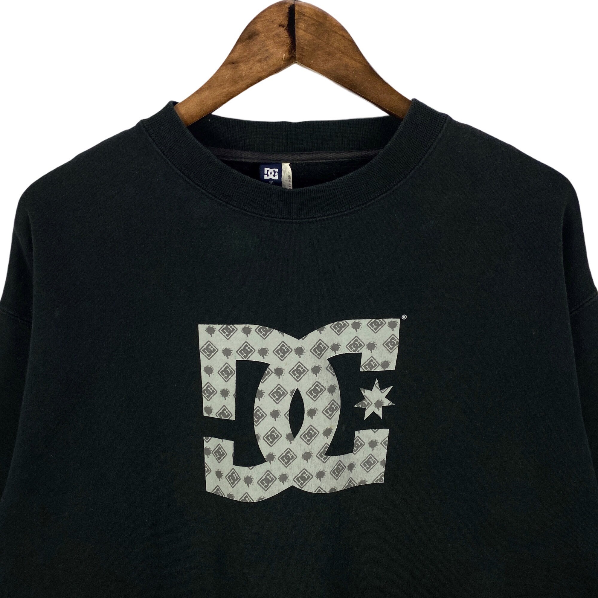 Vintage DC Shoe Co. USA Sweatshirt Crewneck Spellout Big Logo - Etsy UK