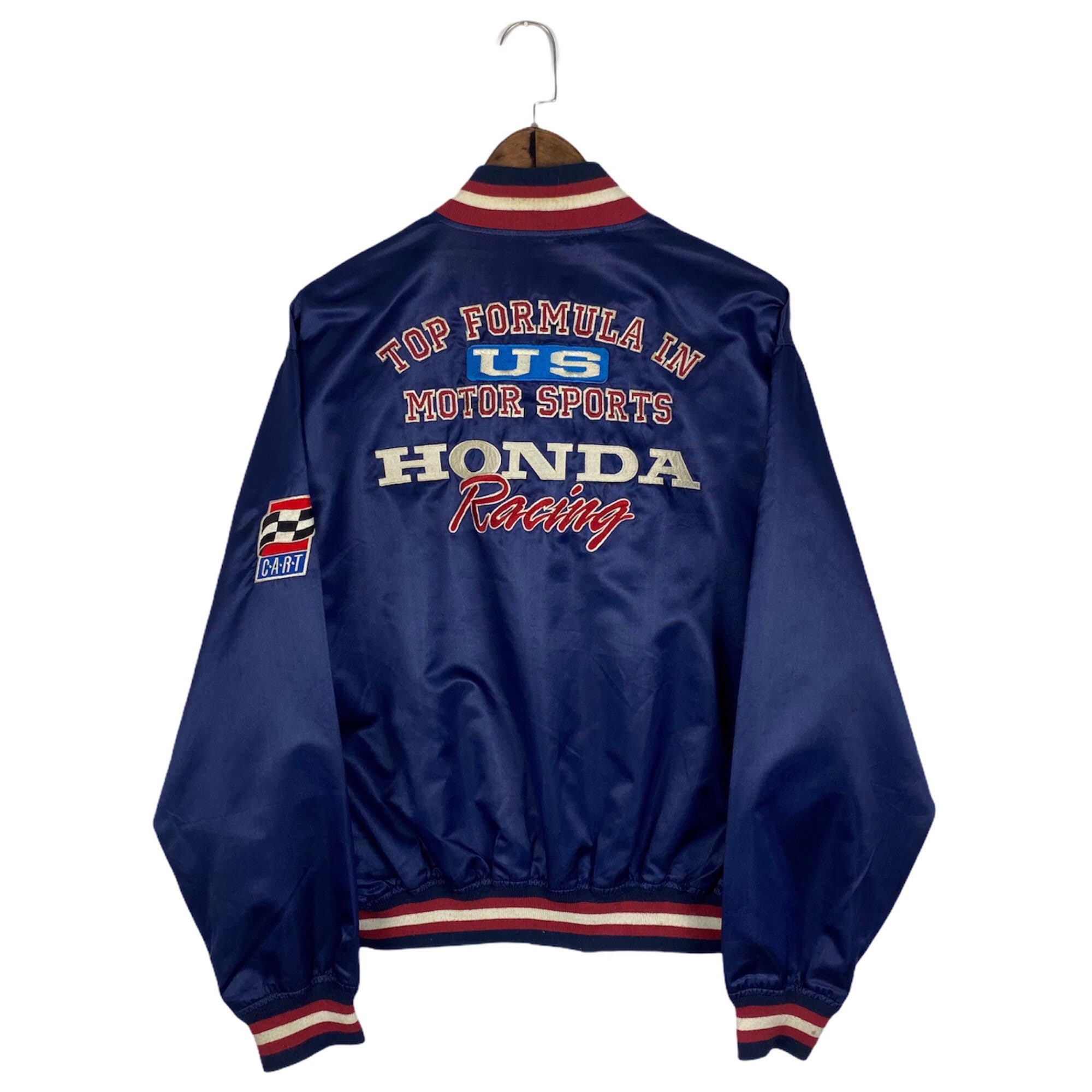 Vintage Honda Racing Motorsport Varsity Jacket Big Logo Vintage Honda Racing Motorsport Varsity Jacket Big Logo