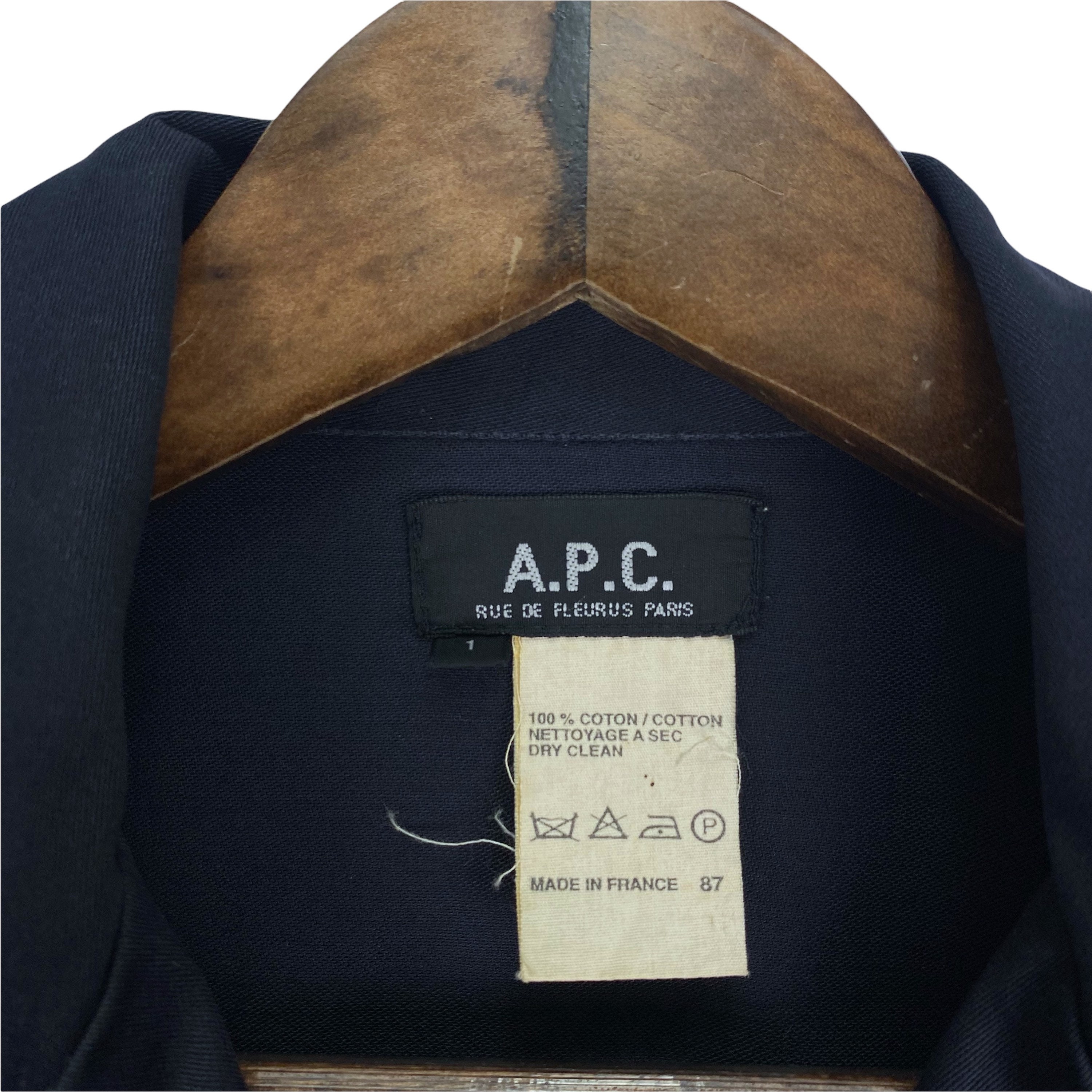 Vintage A.P.C Armour Piercing Clash Jacket Made in France Navy - Etsy