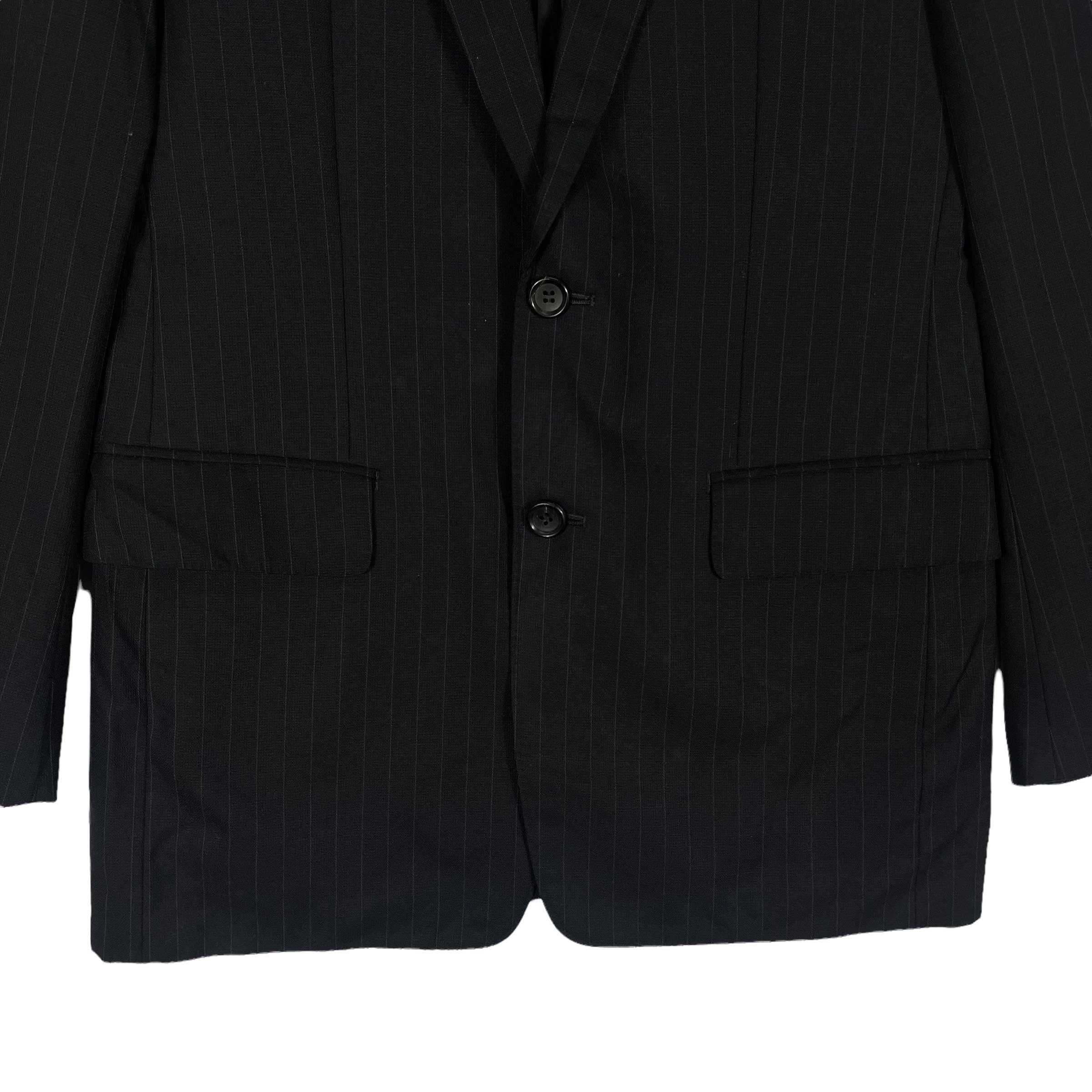Vintage AD 2006 Comme Des Garcons Homme Deux Suit Blazer Striped for Mens Made in Japan Button up Coat Size S - Etsy Vintage AD 2006 Comme Des Garcons Homme Deux Suit Blazer Striped for Mens Made in Japan Button up Coat Size S - Etsy