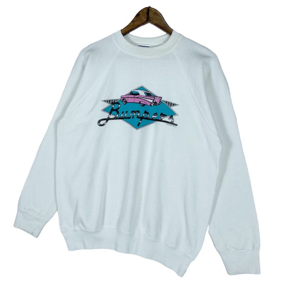 Vintage 80s Bumpers Sweatshirt Crewneck Made In U… - image 4