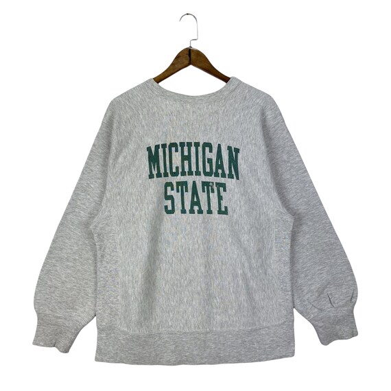 Online Etsy - in State Vintage Crewneck Logo in Michigan 80s USA Big Jumper India Weave Buy XL Made Size Reverse Champion Sweatshirt Pullover