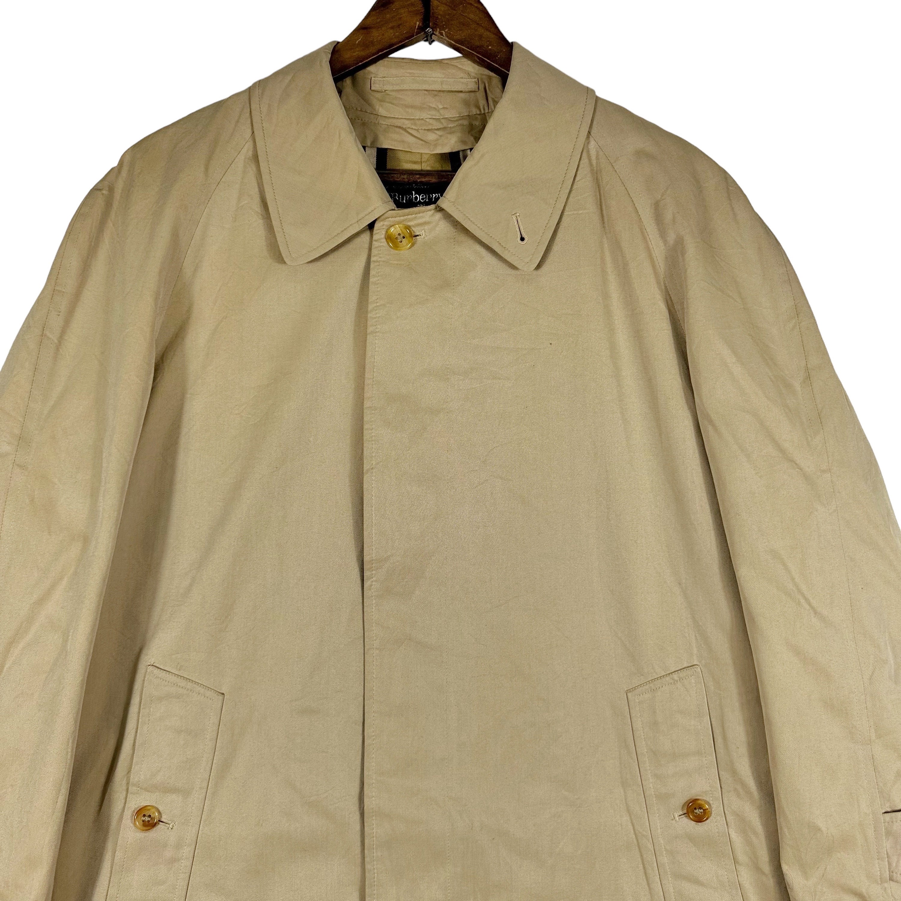 Vintage 80s Burberrys London Shearford Checkered Trench Coat Vintage 80s Burberrys London Shearford Checkered Trench Coat