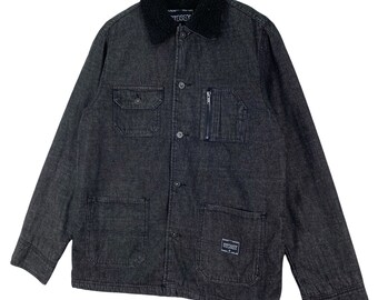 90s old stussy denim jacket coveralls帰宅後追加いたします