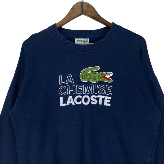  Lacoste girls Long Sleeve Multi-logo Crewneck Sweatshirt,  White/Multicolor, 6 Years US: Clothing, Shoes & Jewelry