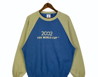 Vintage Fifa World Cup 2002 Korea Japan Crewneck Sweatshirt Raglan Excellent Condition Pullover Jumper Size L