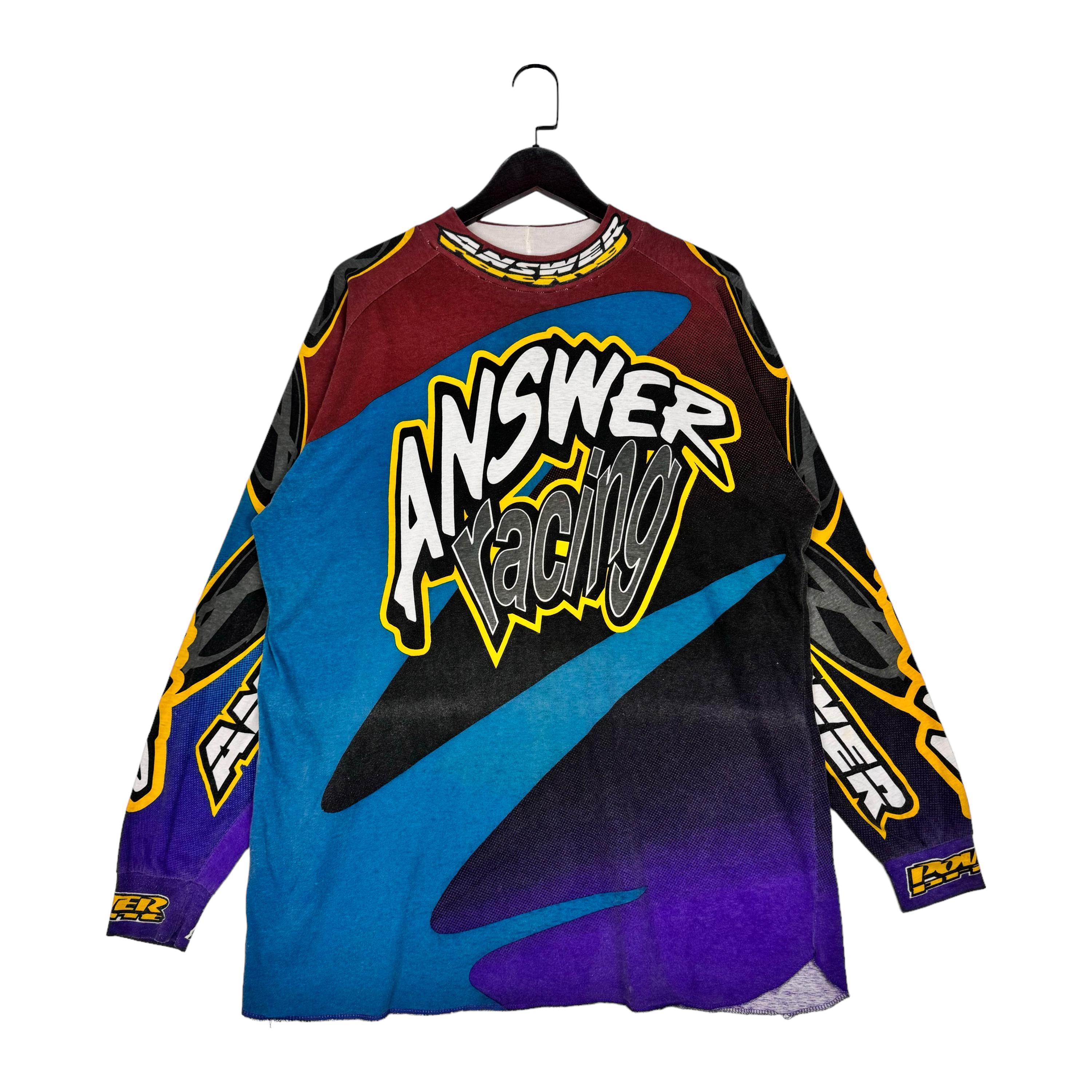 希少 90's ビンテージ ANSWER Racing モトクロスTシャツ