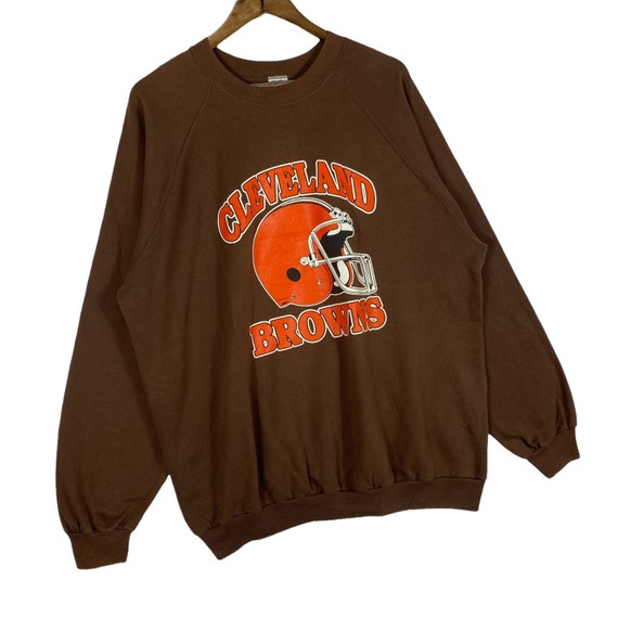 Vintage 80s Cleveland Browns Sweatshirt Crewneck … - image 4