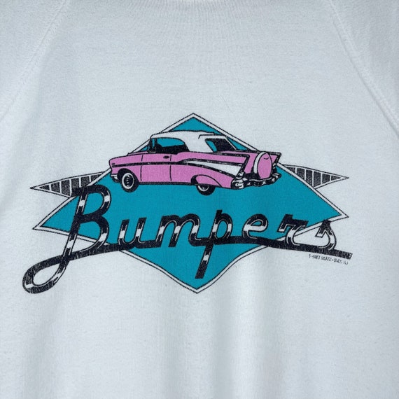 Vintage 80s Bumpers Sweatshirt Crewneck Made In U… - image 5