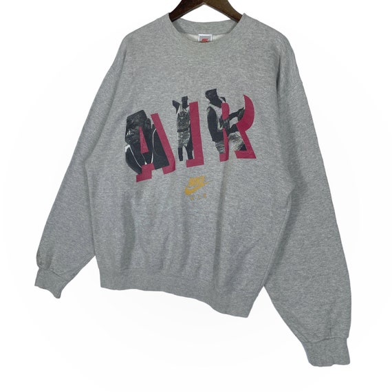 Vintage 90s Nike Air Jordan Sweatshirt Crewneck B… - image 4