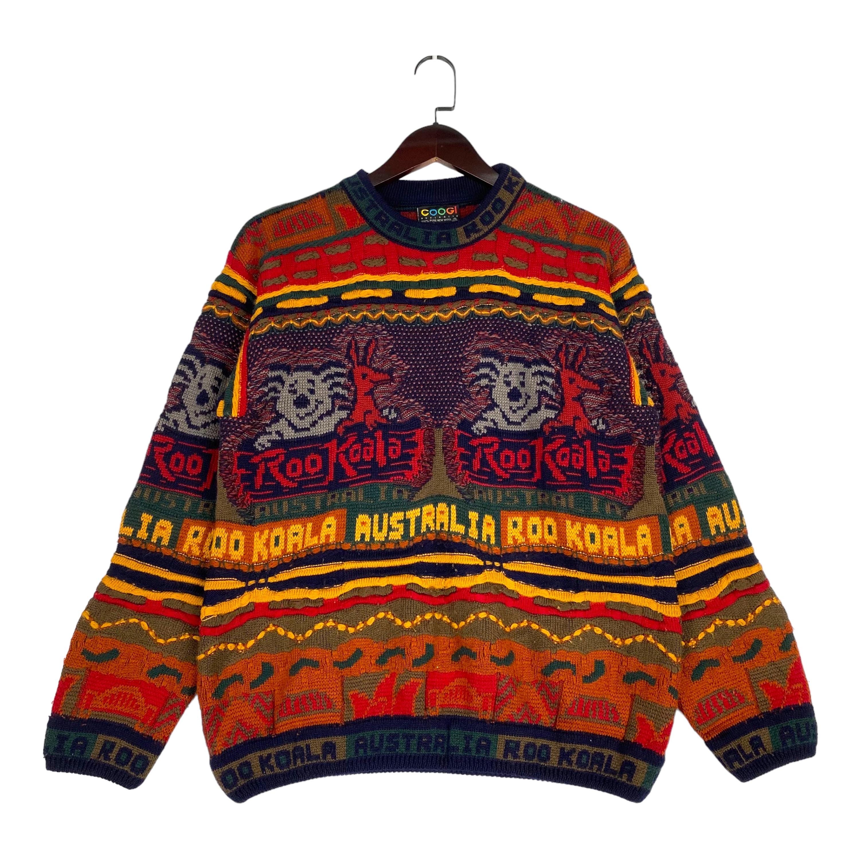 Vintage 90s Coogi Australia Knitwear Sweater All Over
