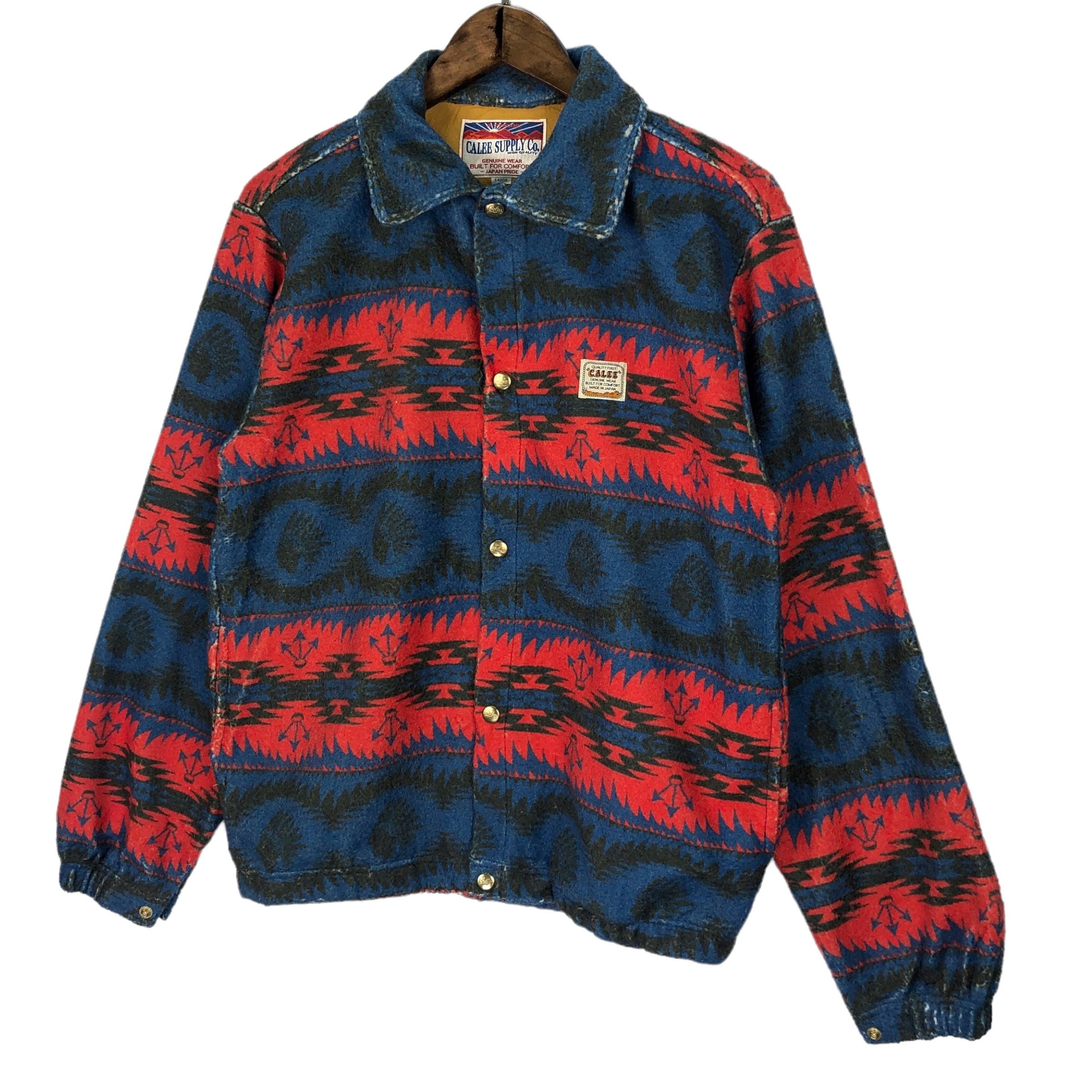 Rare Calee Supply & Co. Native Border Pattern AW16 Jacket - Etsy