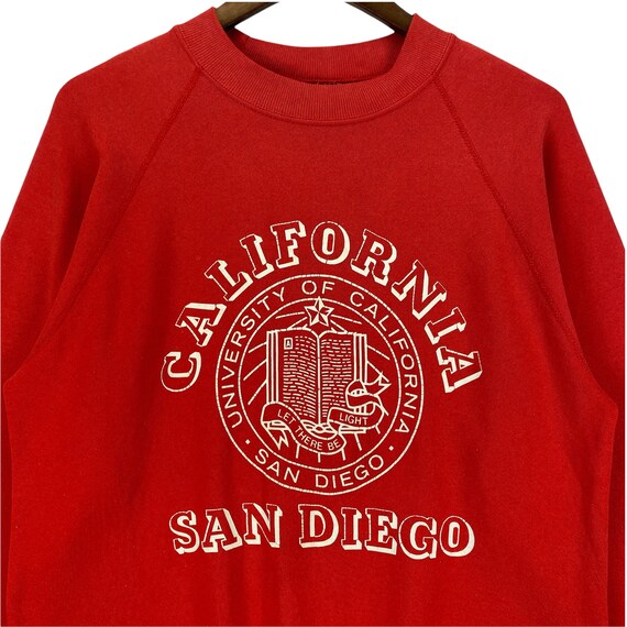 65%OFF【送料無料】 of University 80s Vintage California Sweatshirt Diego San トップス