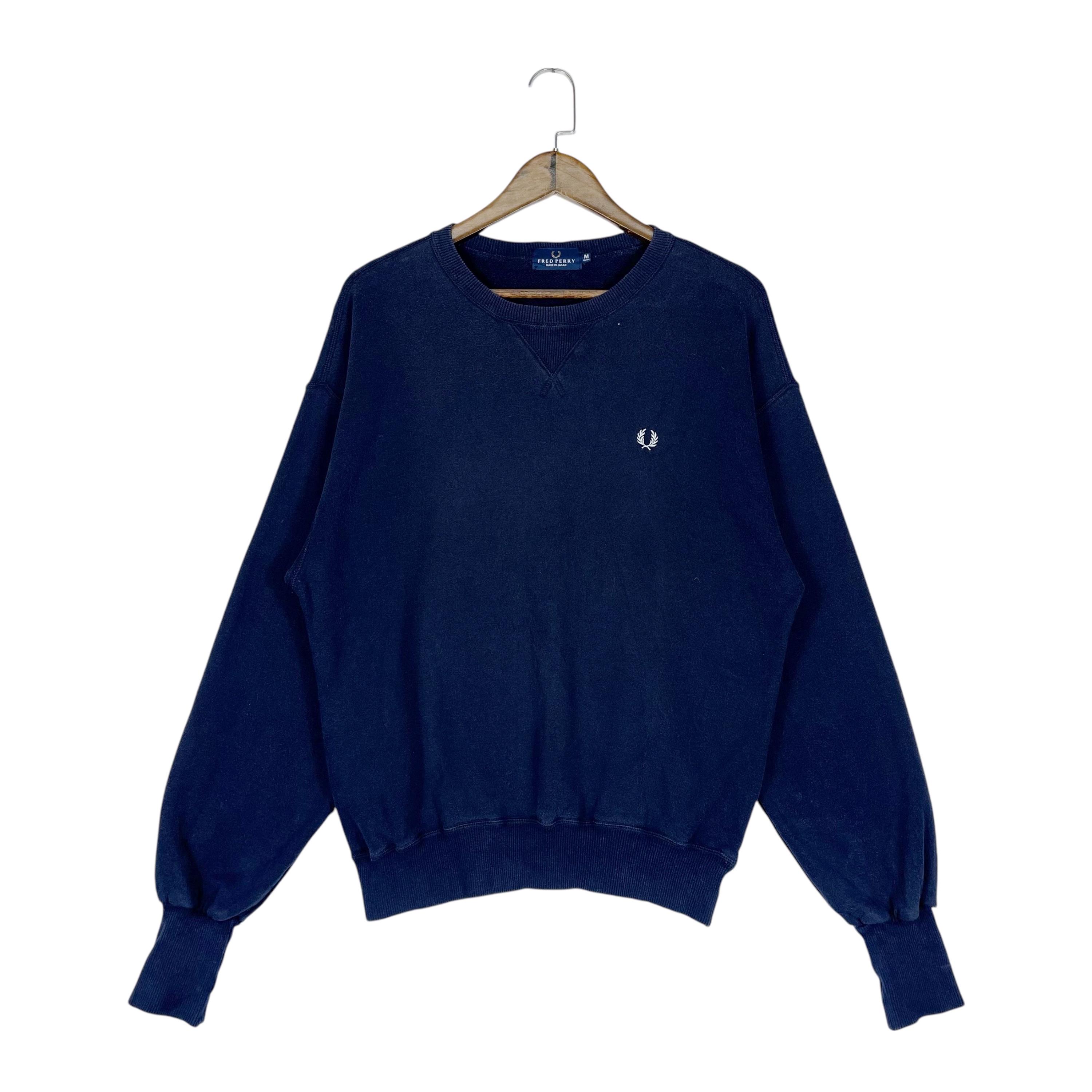 Blue fred perry sweatshirt best sale