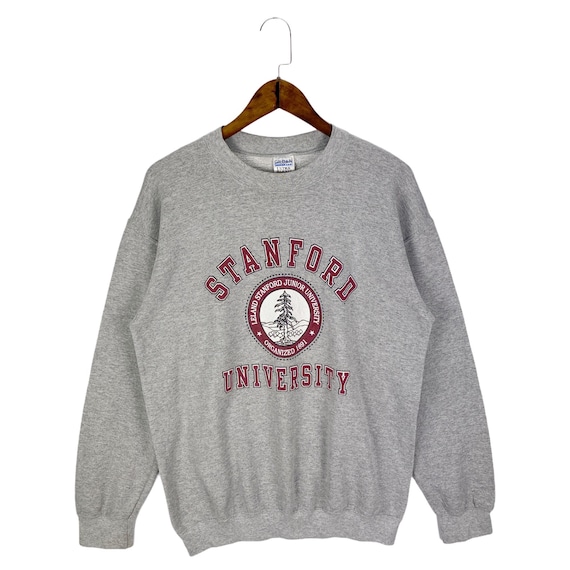 Vintage Stanford University Crewneck Sweatshirt Grey Made in Mexico Big  Logo Pullover Jumper Size M - Etsy New Zealand