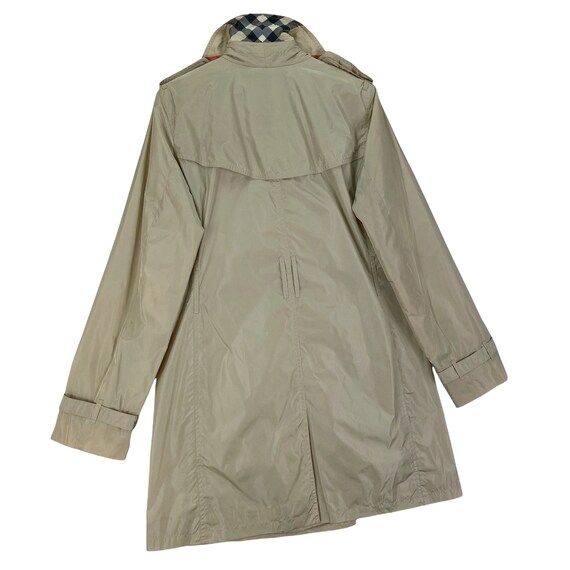 Vintage Burberry London Polyester Trench Coat Bei… - image 6