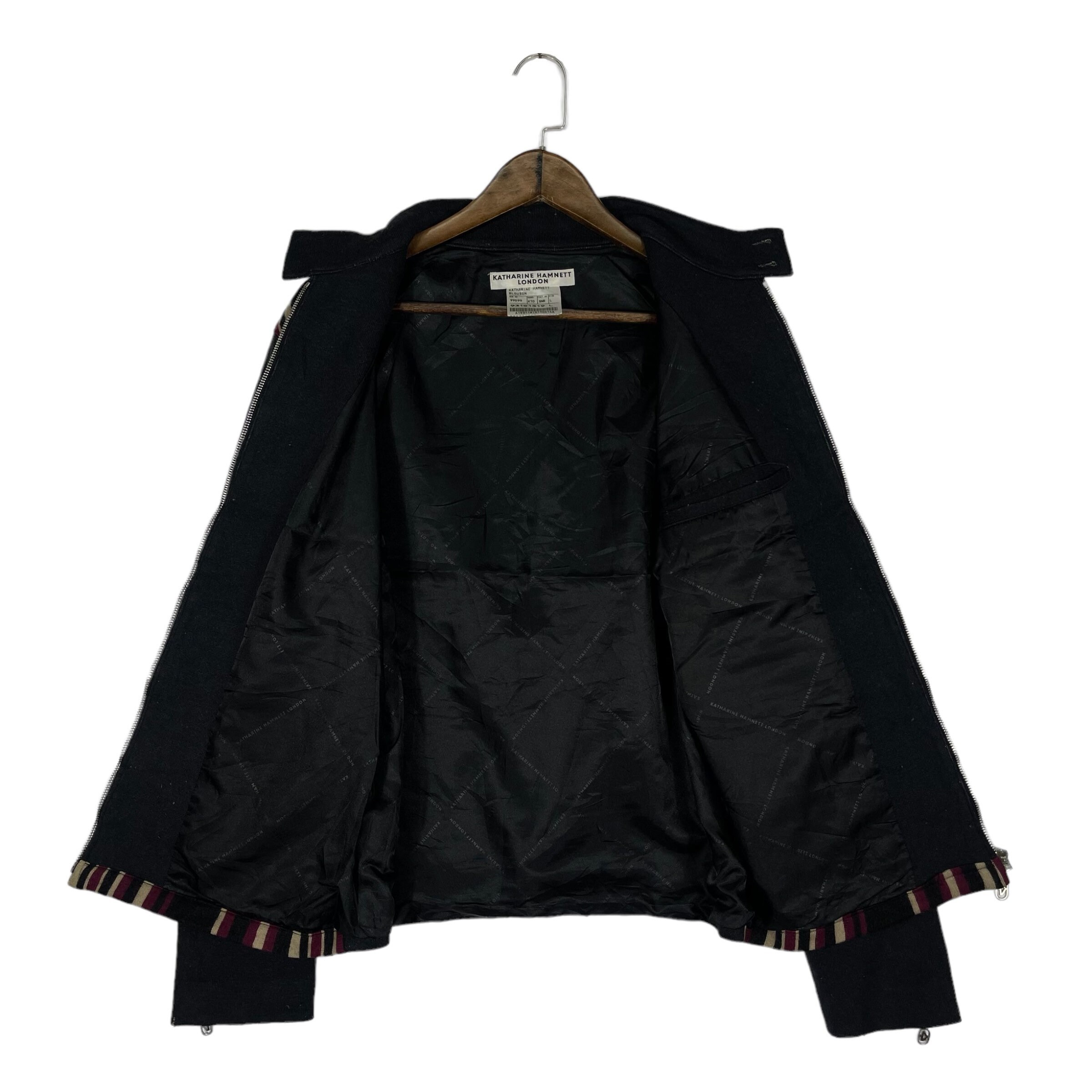 Vintage 90s Katharine Hamnett Zip up Jacket Riders Jacket