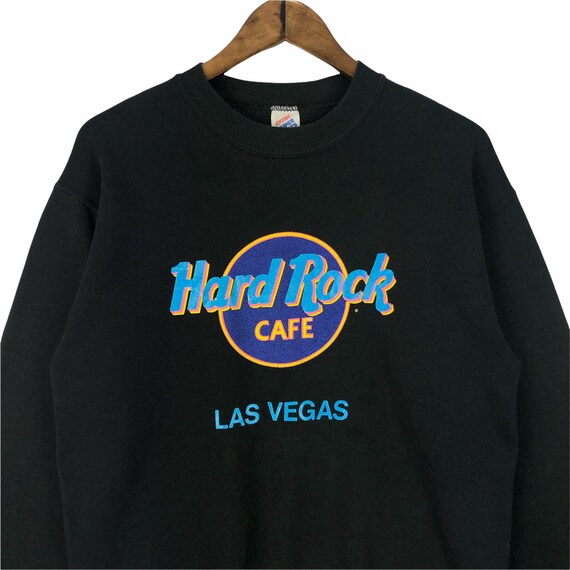Felpa vintage anni 90 Hard Rock Cafe Los Angeles girocollo grande logo Made in USA pullover maglione taglia M Etsy Italia