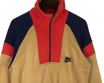 Vintage 80s Nike Swoosh Orange Tag Half Zip Trainer Jacket Vintage 80s Nike Swoosh Orange Tag Half Zip Trainer Jacket