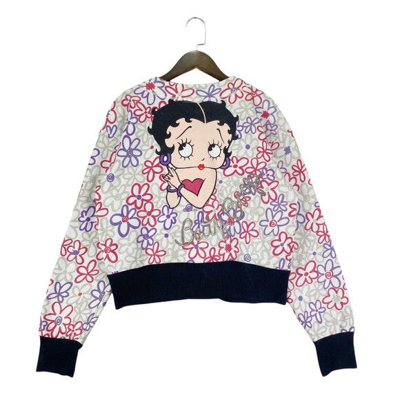 Vintage 90s Betty Boop Snap Button 