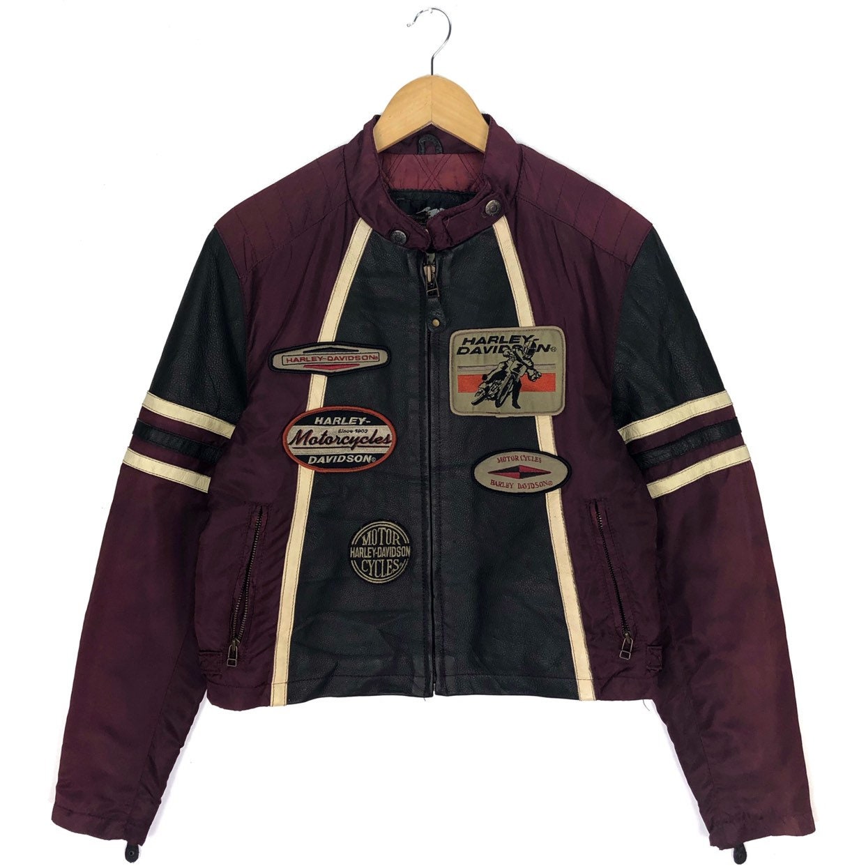 vintage harley davidson racing jacket