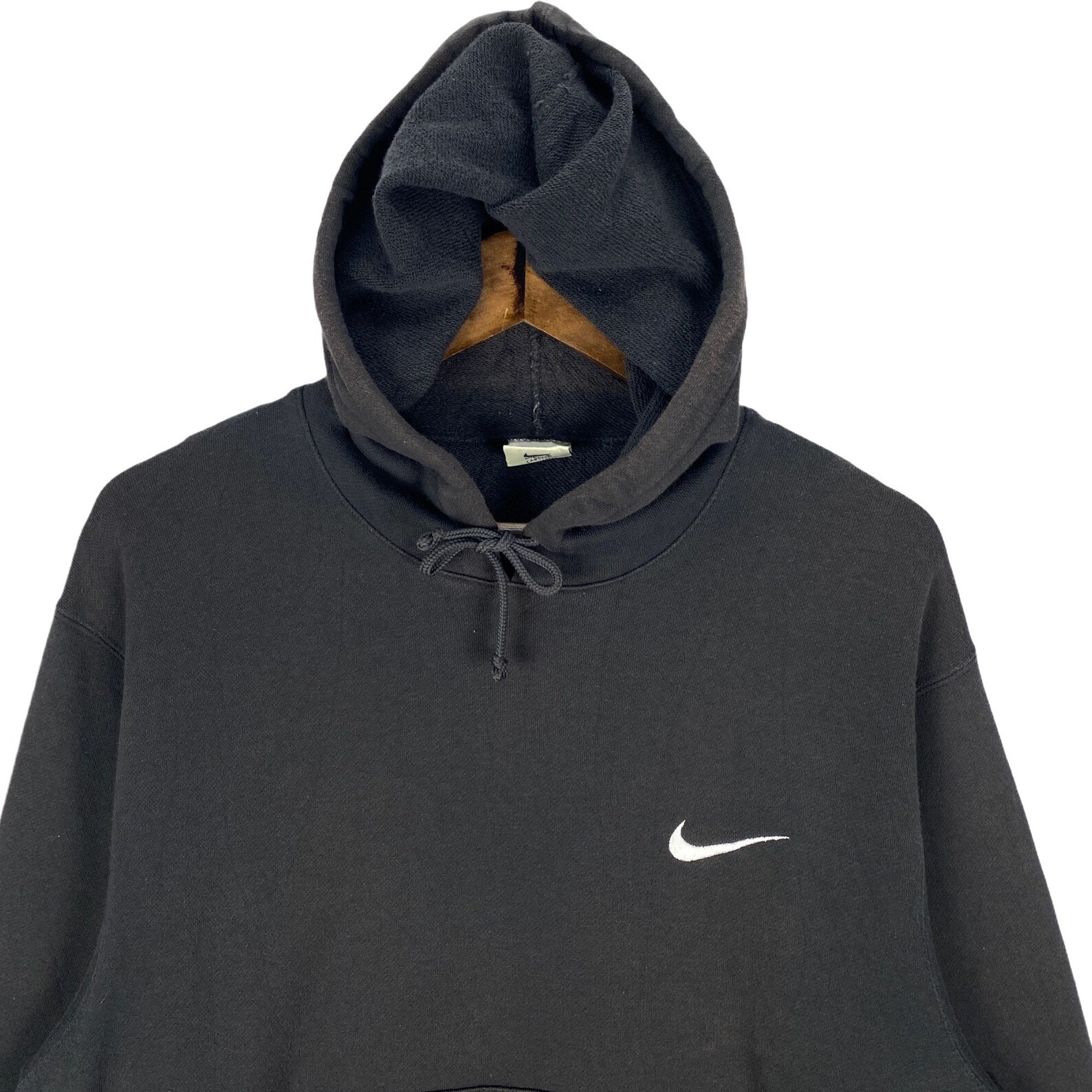 Vintage 90s Nike Swoosh Hoodie Sweater Embroidery Small Logo | Etsy