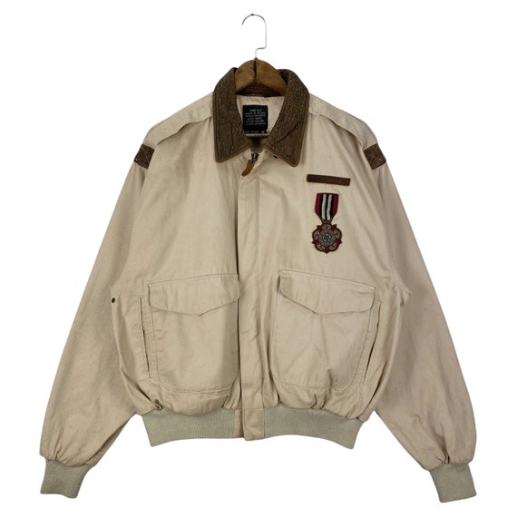 Vintage 1990 Avirex Type-a2 Air Force Bomber Jacket Made in - Etsy