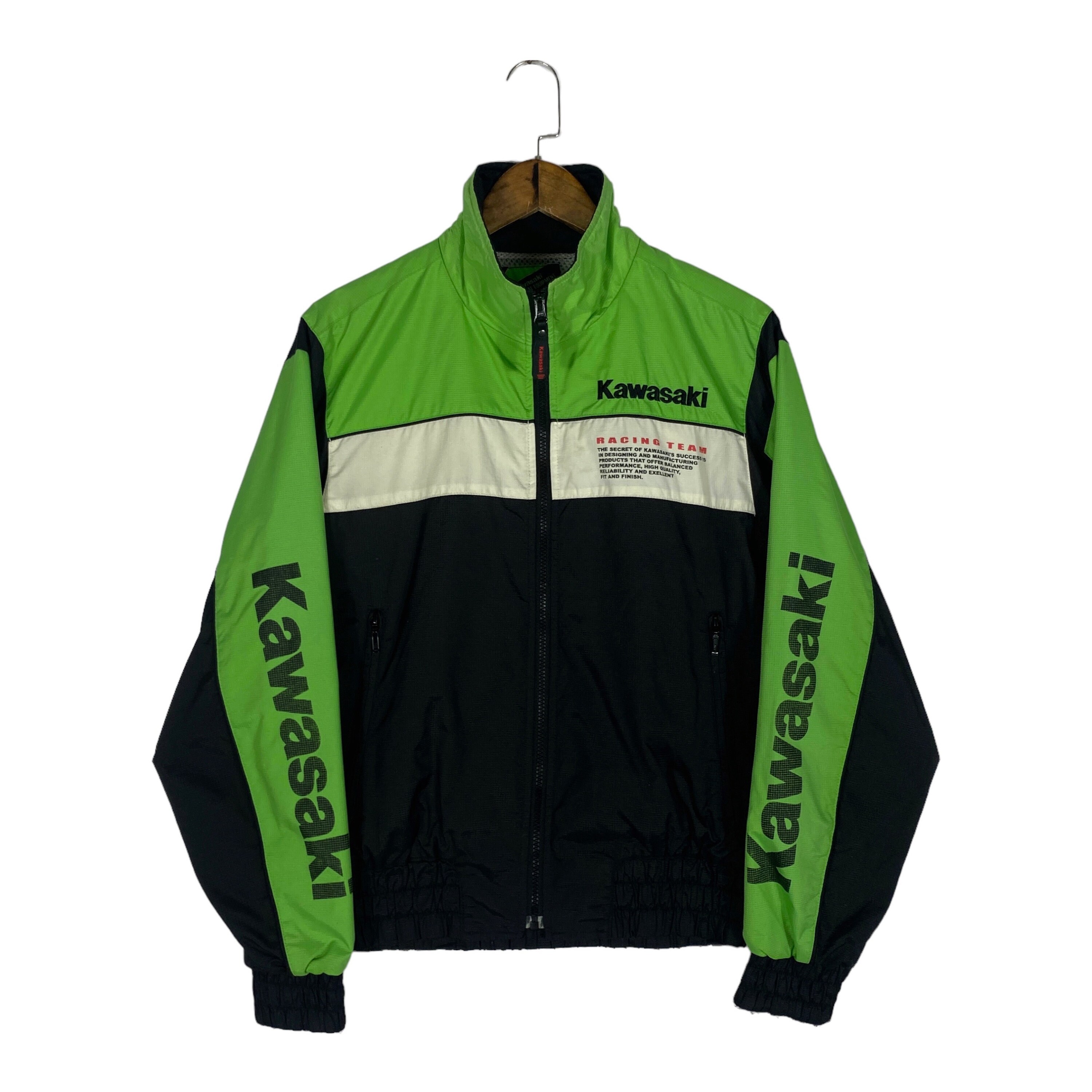 Vintage Kawasaki Racing Team Zip up Jacket Racing Equipment Vintage Kawasaki Racing Team Zip up Jacket Racing Equipment