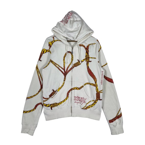 Vintage Ed Hardy by Christian Audigier Hoodie Zip up Sweater