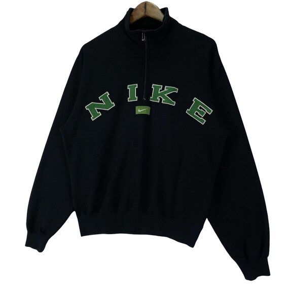 Vintage Nike Swoosh Half Zip Sweatshirt Crewneck … - image 3