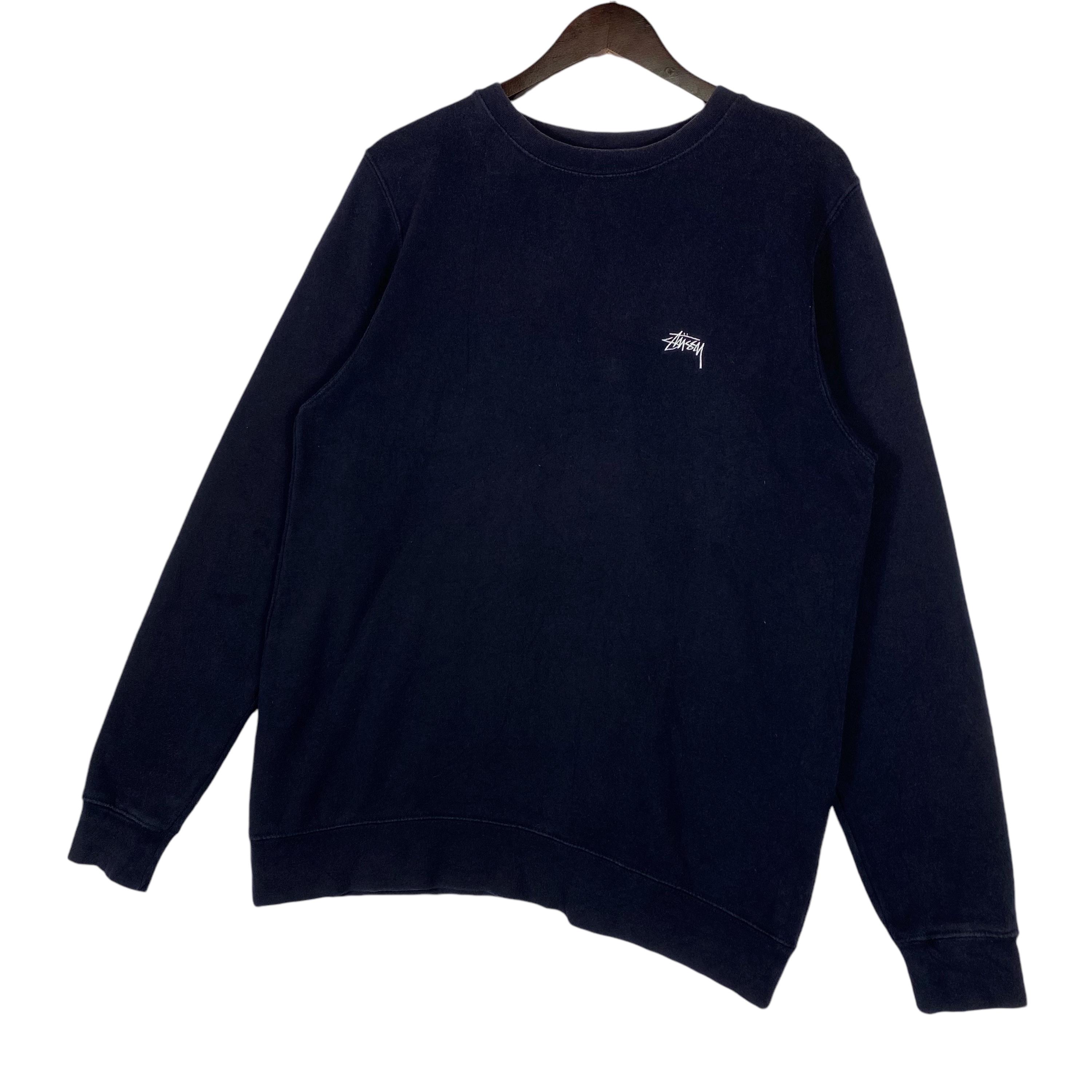 Vintage Stussy Sweatshirt Crewneck Big Logo Backhit Spellout Vintage Stussy Sweatshirt Crewneck Big Logo Backhit Spellout