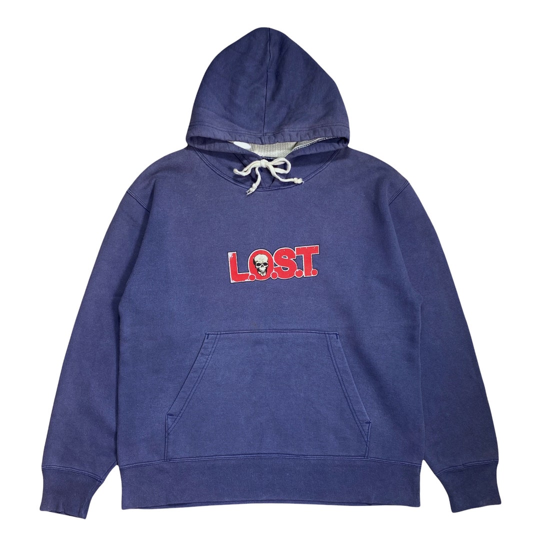 Vintage 90s Lost Skateboard Hoodie Sweatshirt Lost Vintage 90s Lost Skateboard Hoodie Sweatshirt Lost