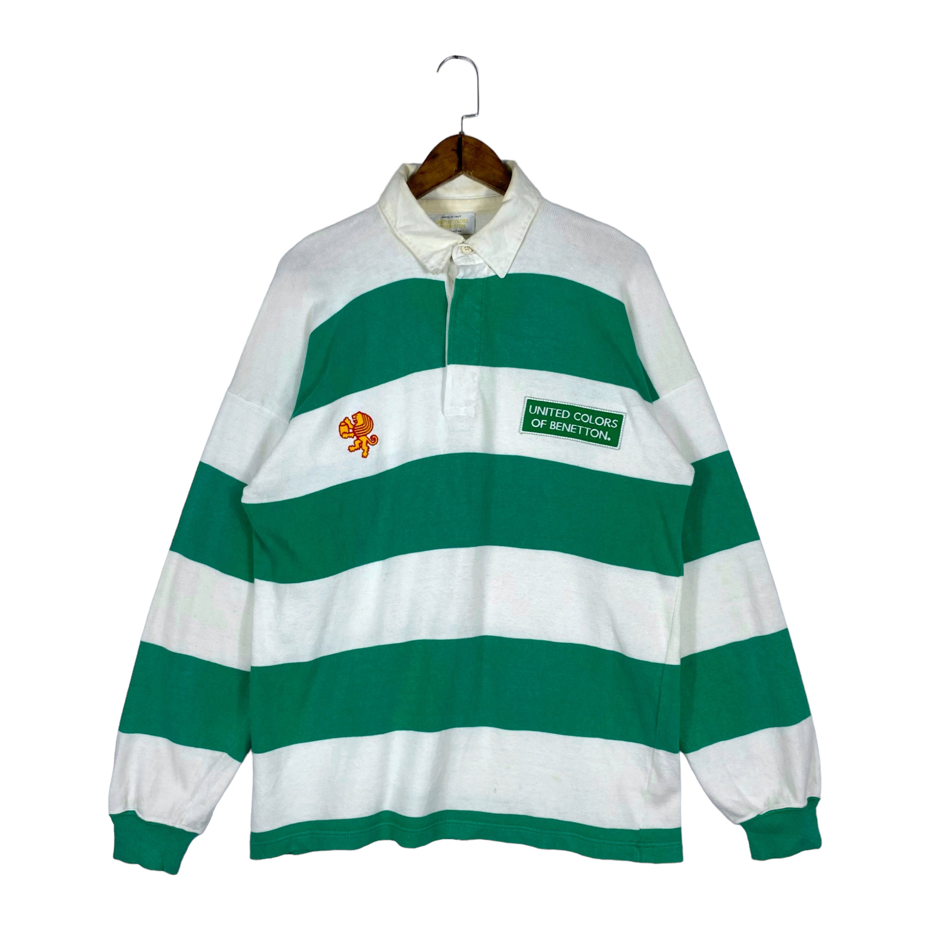Benetton Rugby Shirt - Etsy Benetton Rugby Shirt - Etsy