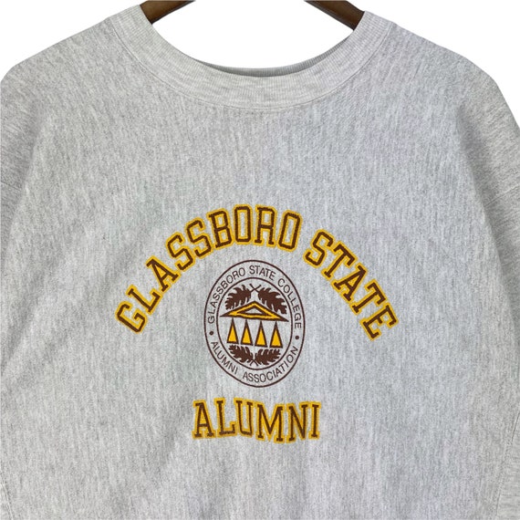 - College USA 90s State Vintage Pullover Crewneck Jumper Glassboro in Logo Size Big XL Sweatshirt Etsy Alumni Made Ireland