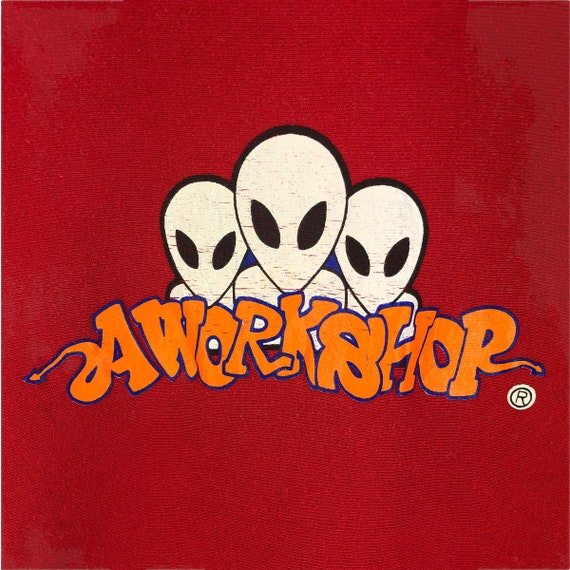 Vintage 90s Alien Workshop Sweatshirt Crewneck Bi… - image 9