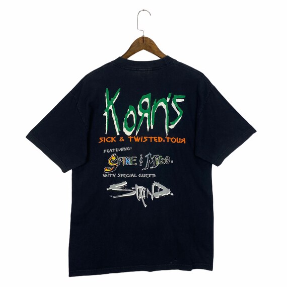Vintage 1997 Korn’s Sick And Twisted Tour T Shirt… - image 2