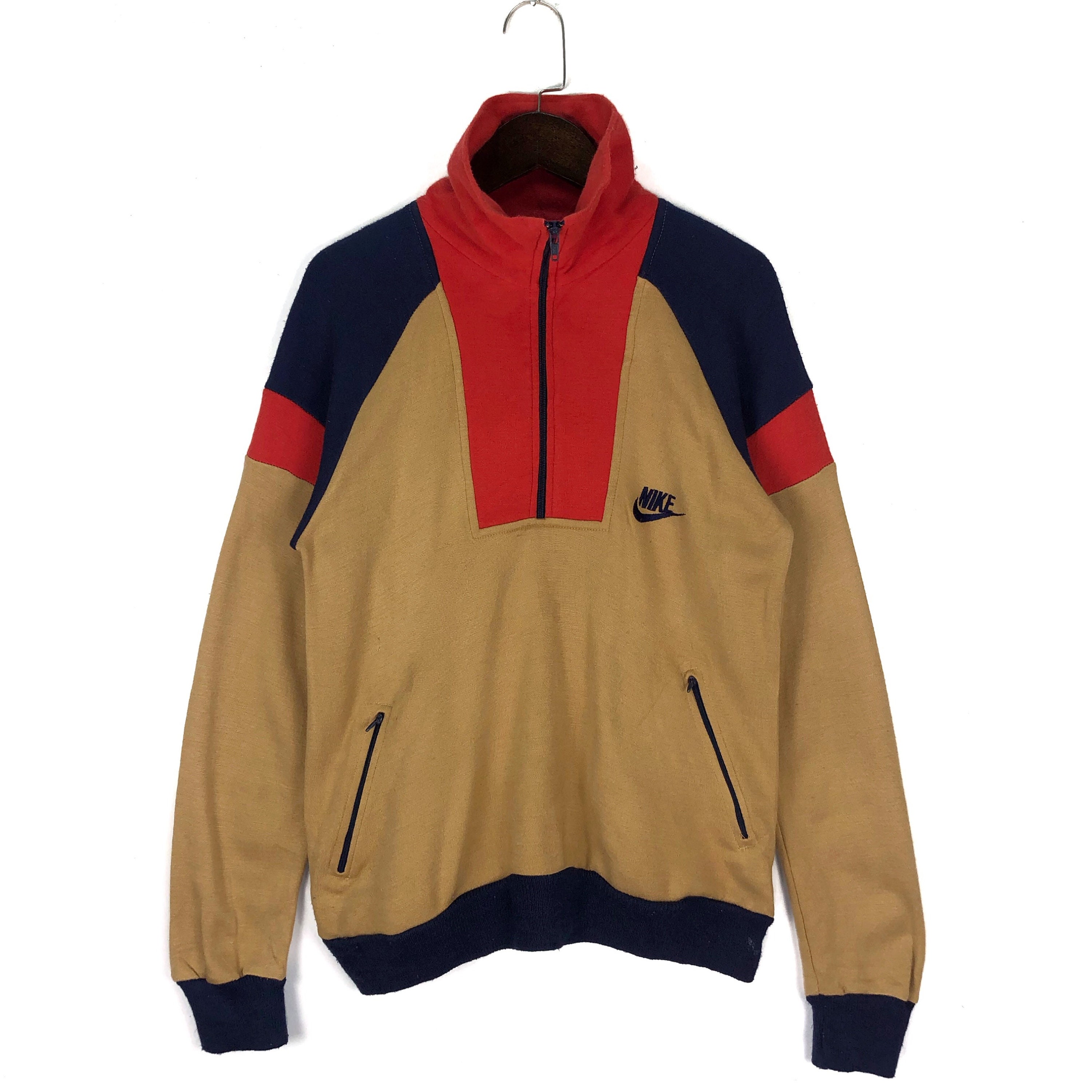 Vintage 80s Nike Swoosh Orange Tag Half Zip Trainer Jacket Vintage 80s Nike Swoosh Orange Tag Half Zip Trainer Jacket