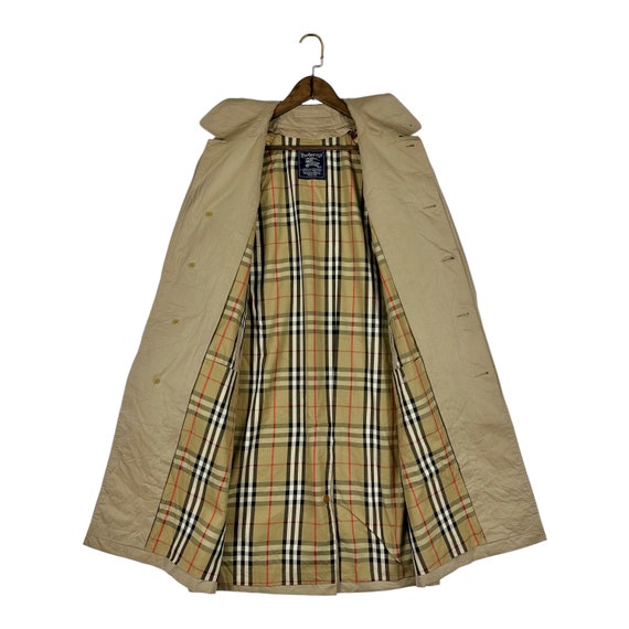 Vintage 80s Burberrys London Shearford Checkered Trench Coat Vintage 80s Burberrys London Shearford Checkered Trench Coat