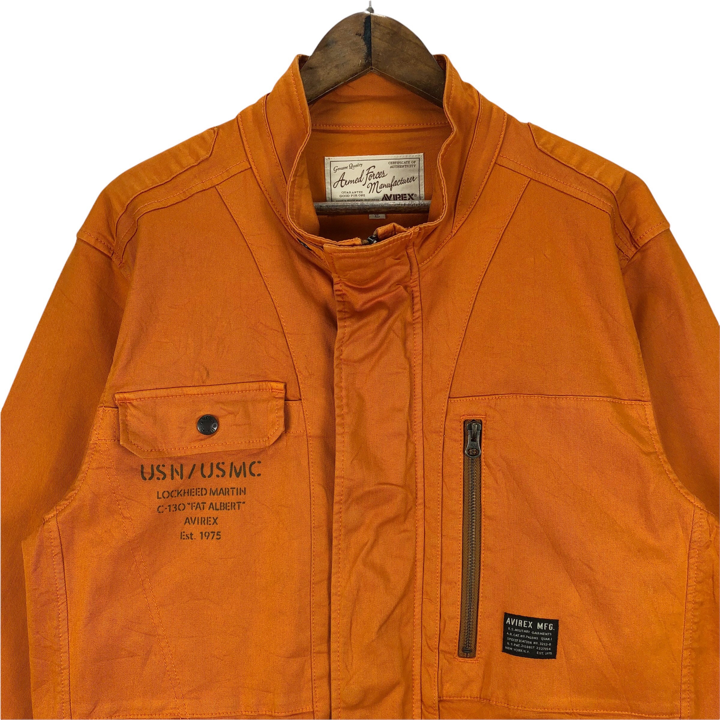 Vintage Avirex USN/USMC Lockheed Martin Armed Force Jacket Vintage Avirex USN/USMC Lockheed Martin Armed Force Jacket