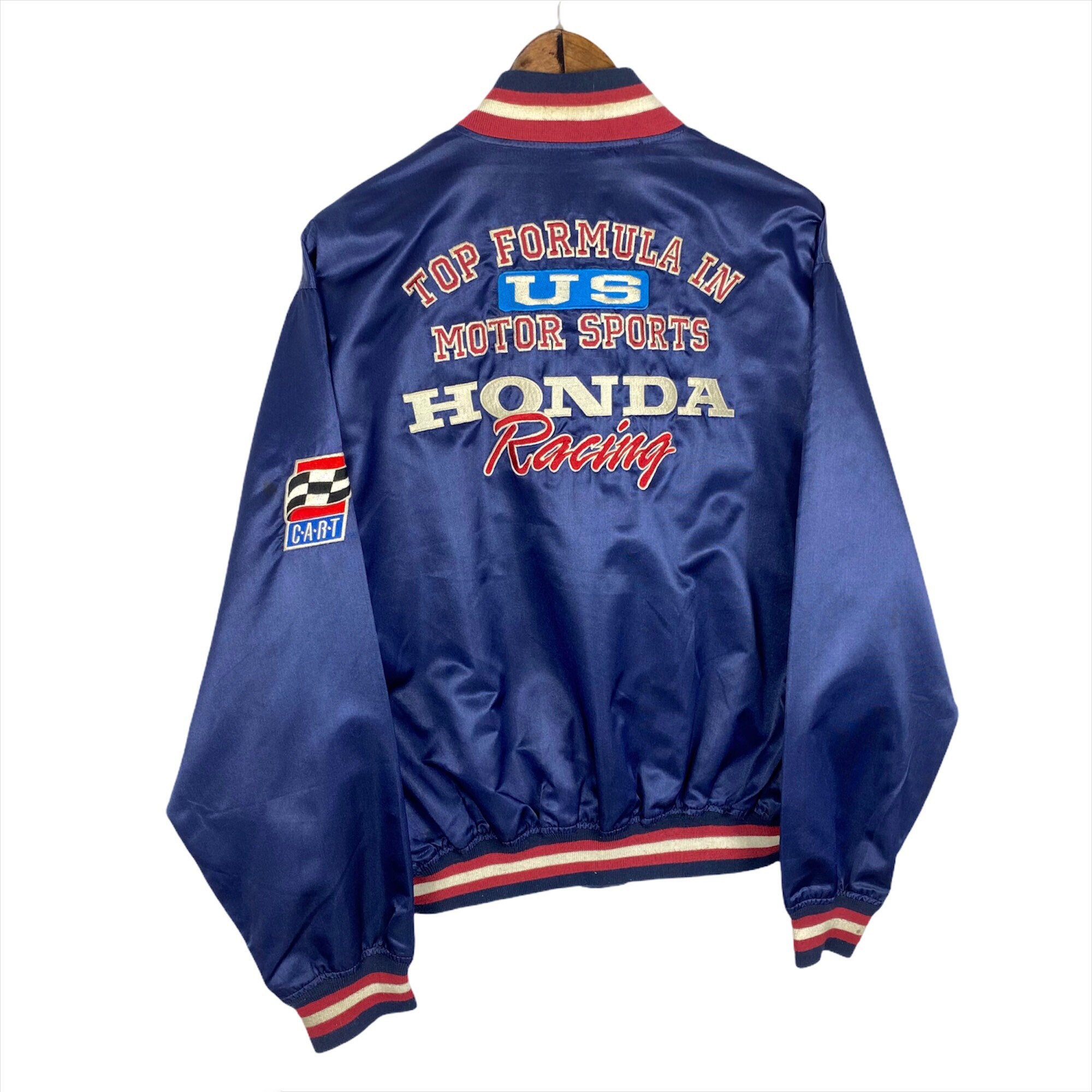 Vintage Honda Racing Motorsport Varsity Jacket Big Logo Vintage Honda Racing Motorsport Varsity Jacket Big Logo