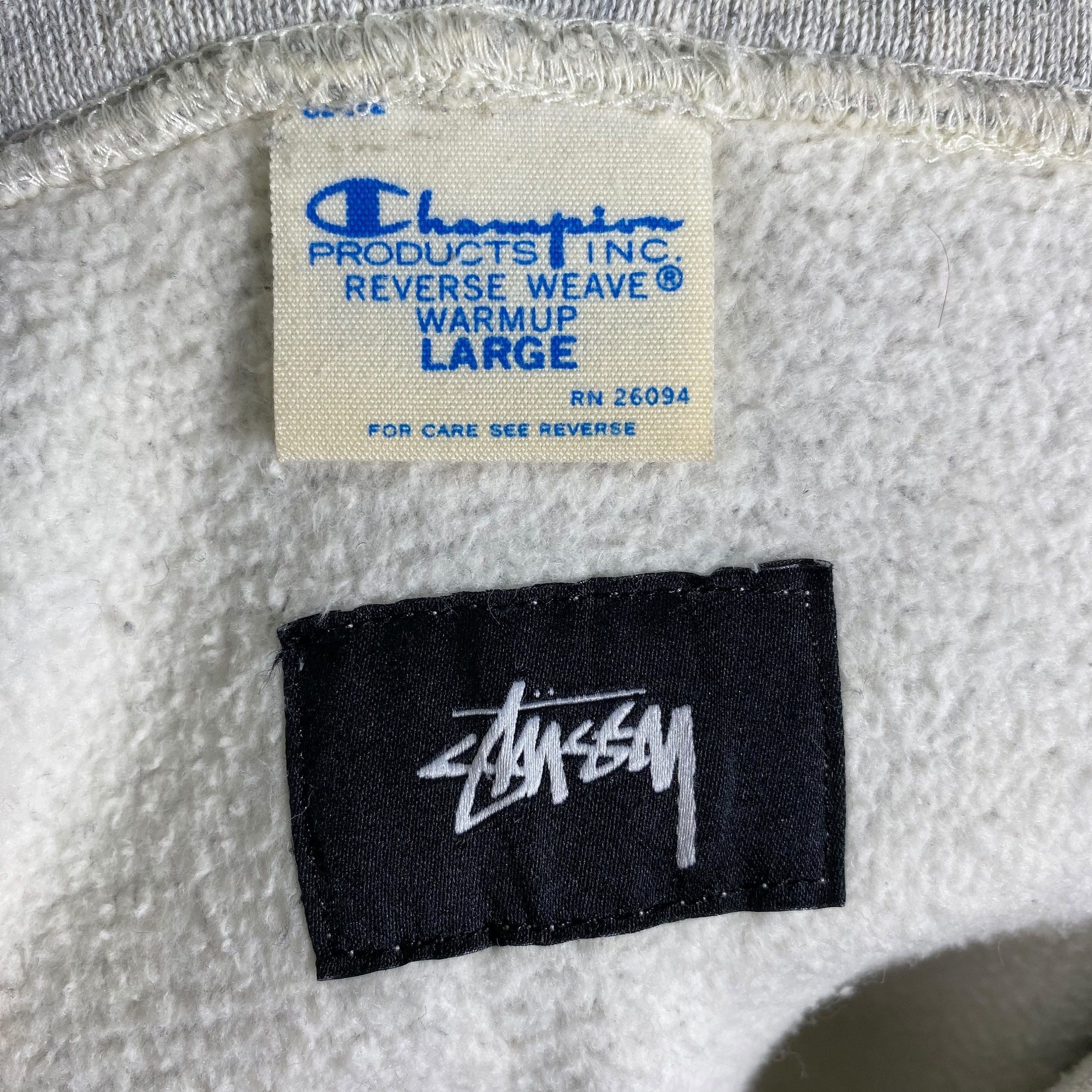 Vintage Stussy Champion Reverse Weave Hoodie Sweater Big Vintage Stussy Champion Reverse Weave Hoodie Sweater Big