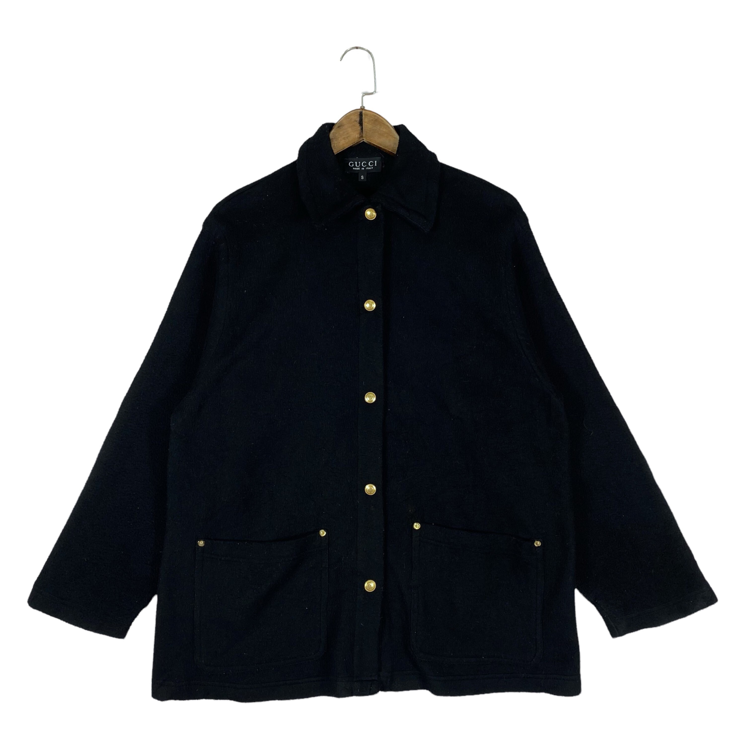 Black and gold gucci jacket hot sale