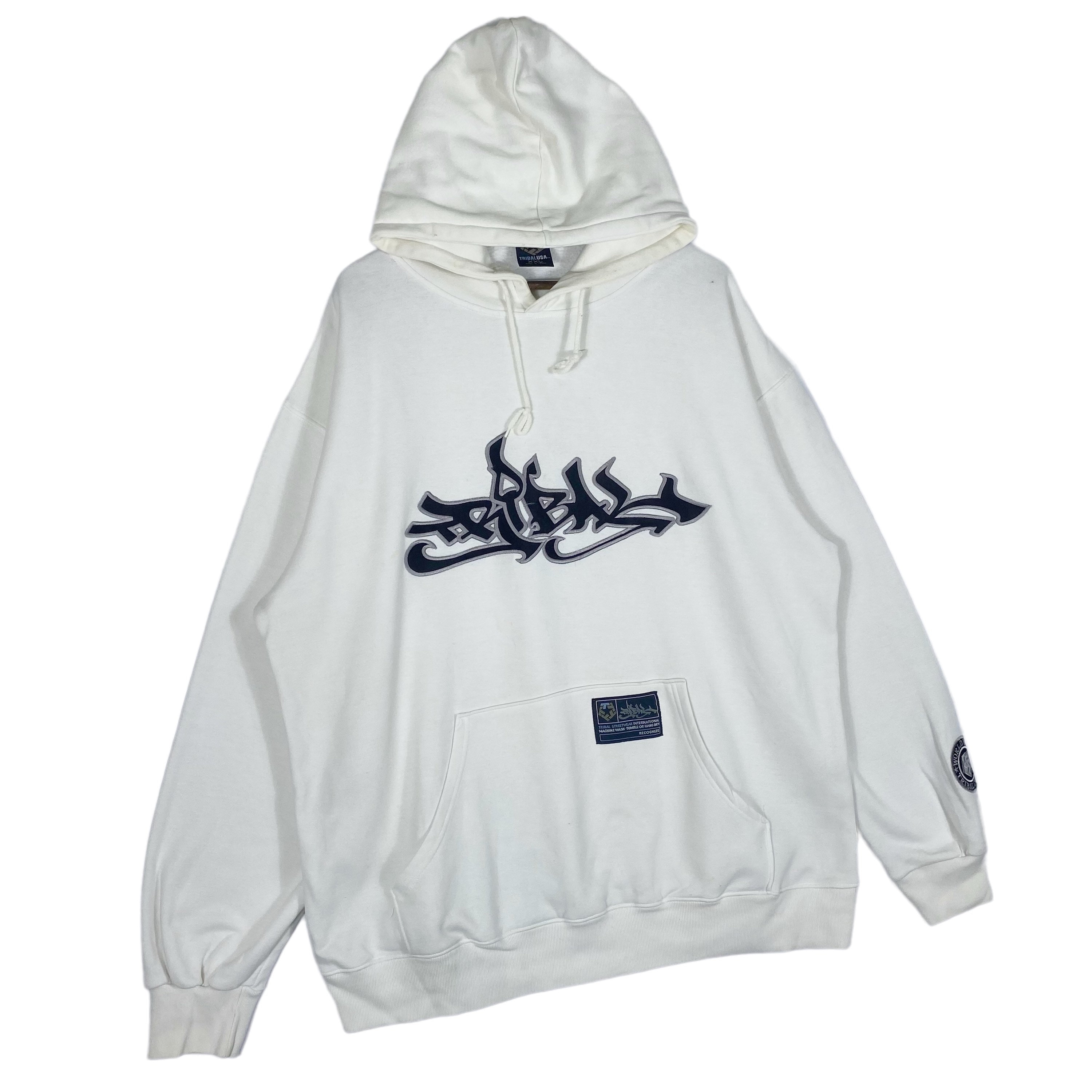 Sudadera Con Capucha Y Logo Enmarcado White