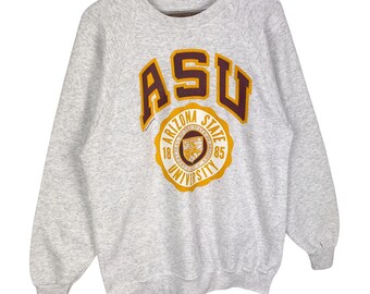 Vintage 90s Arizona State University ASU Sweatshirt Crewneck Made